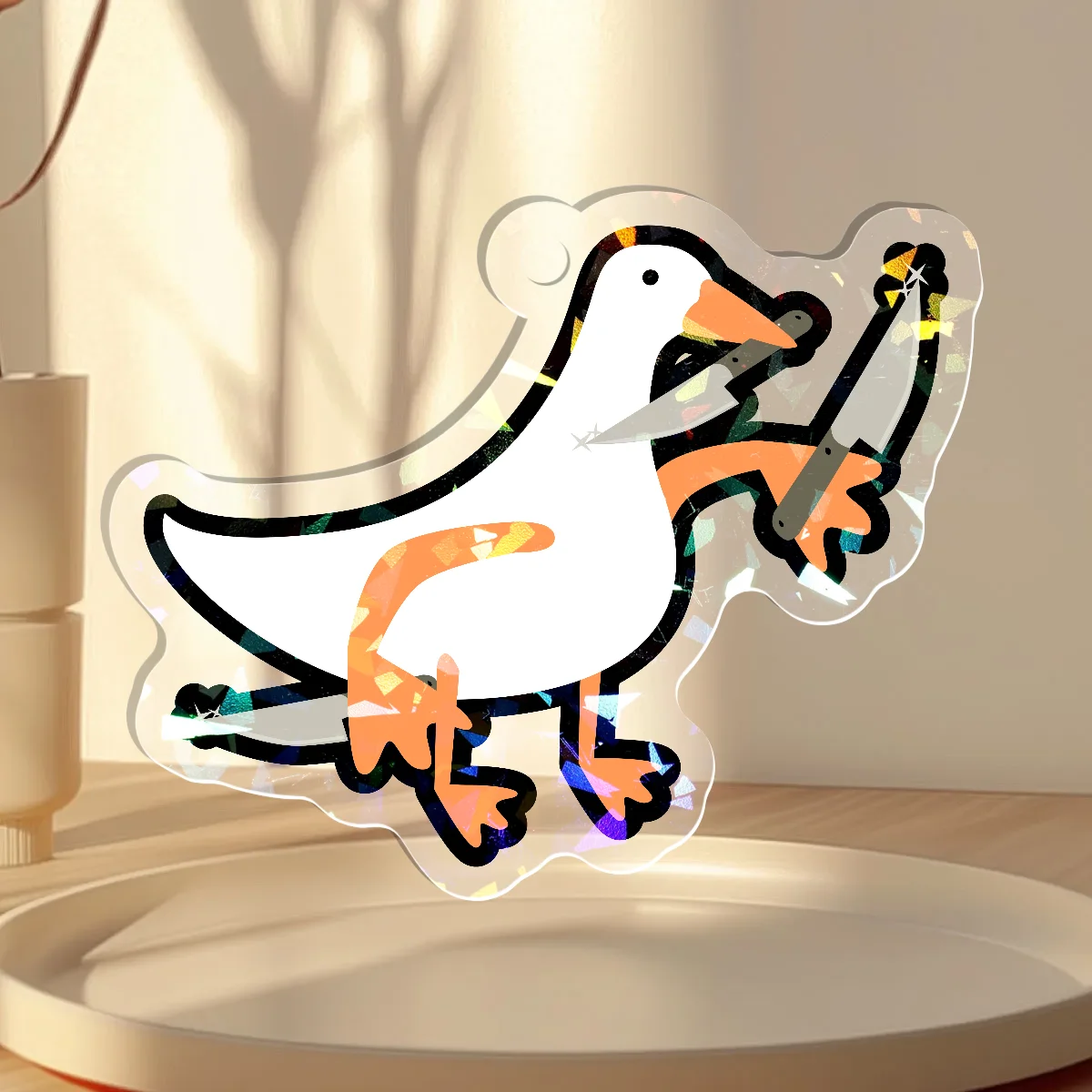 Goose Security Holographic Keychain