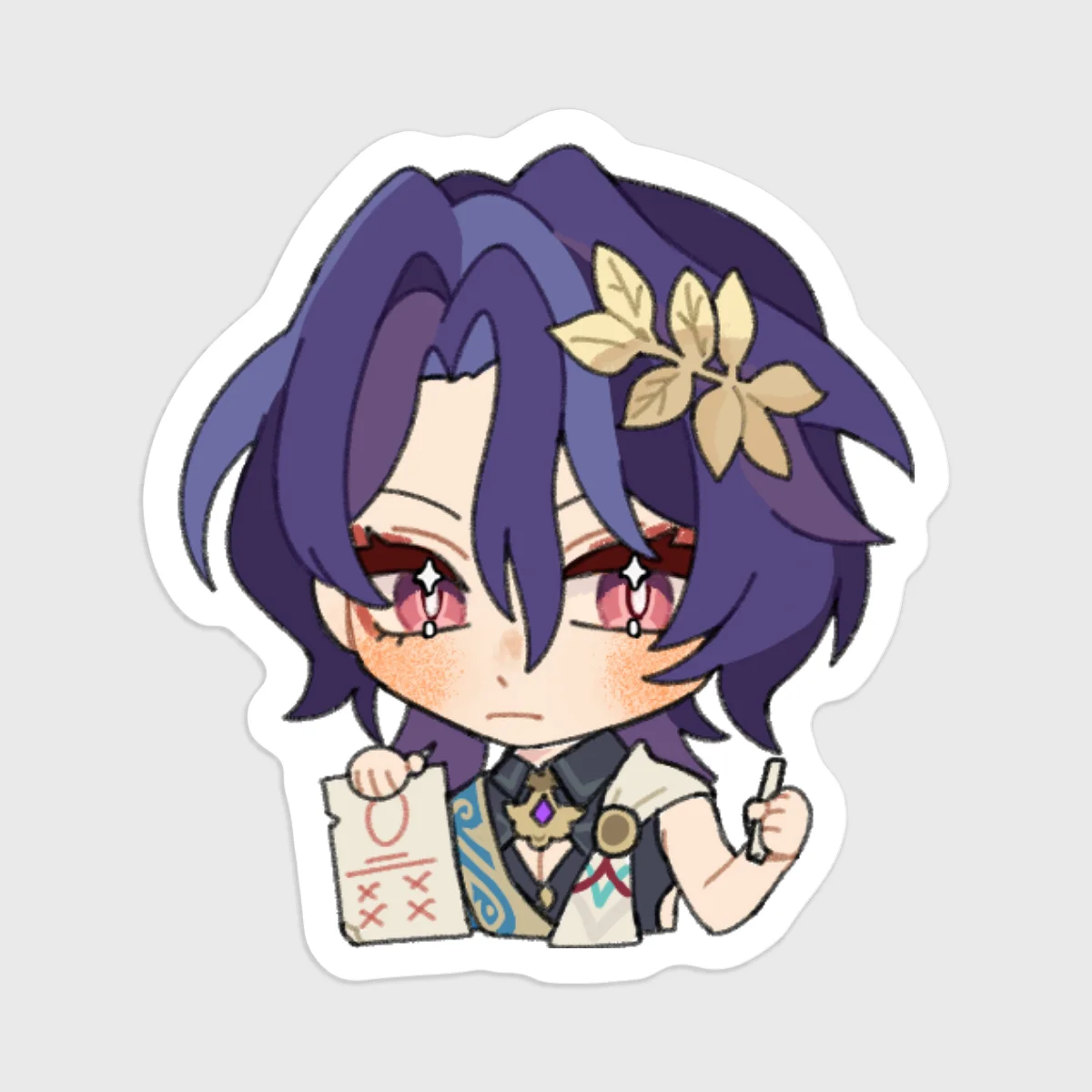Honkai: Star Rail Dr. Ratio Die Cut Sticker