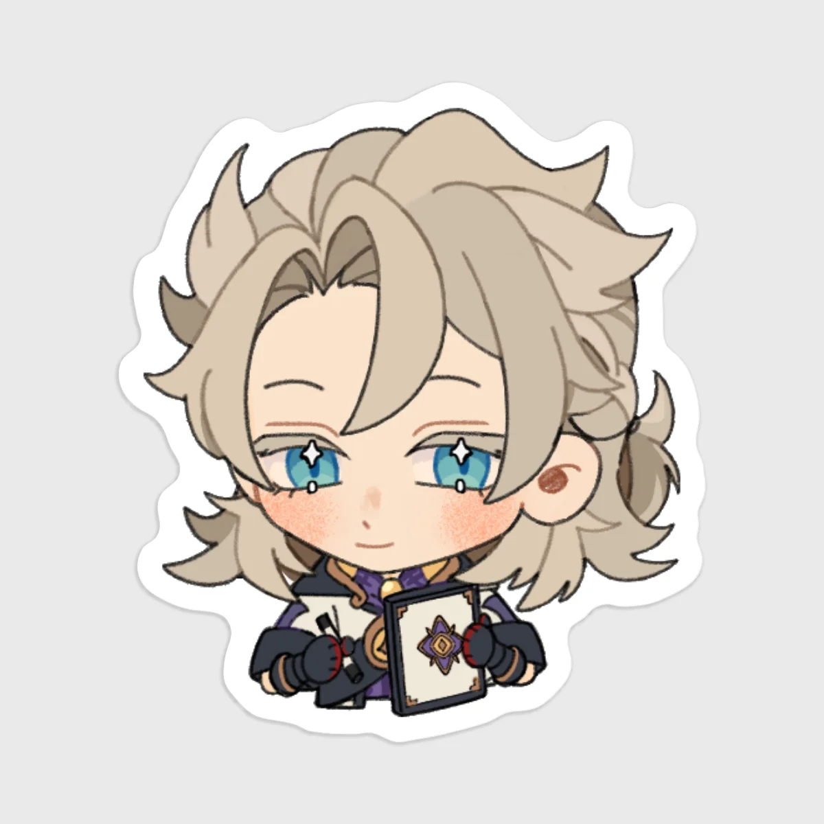 Genshin Impact Albedo Die Cut Sticker