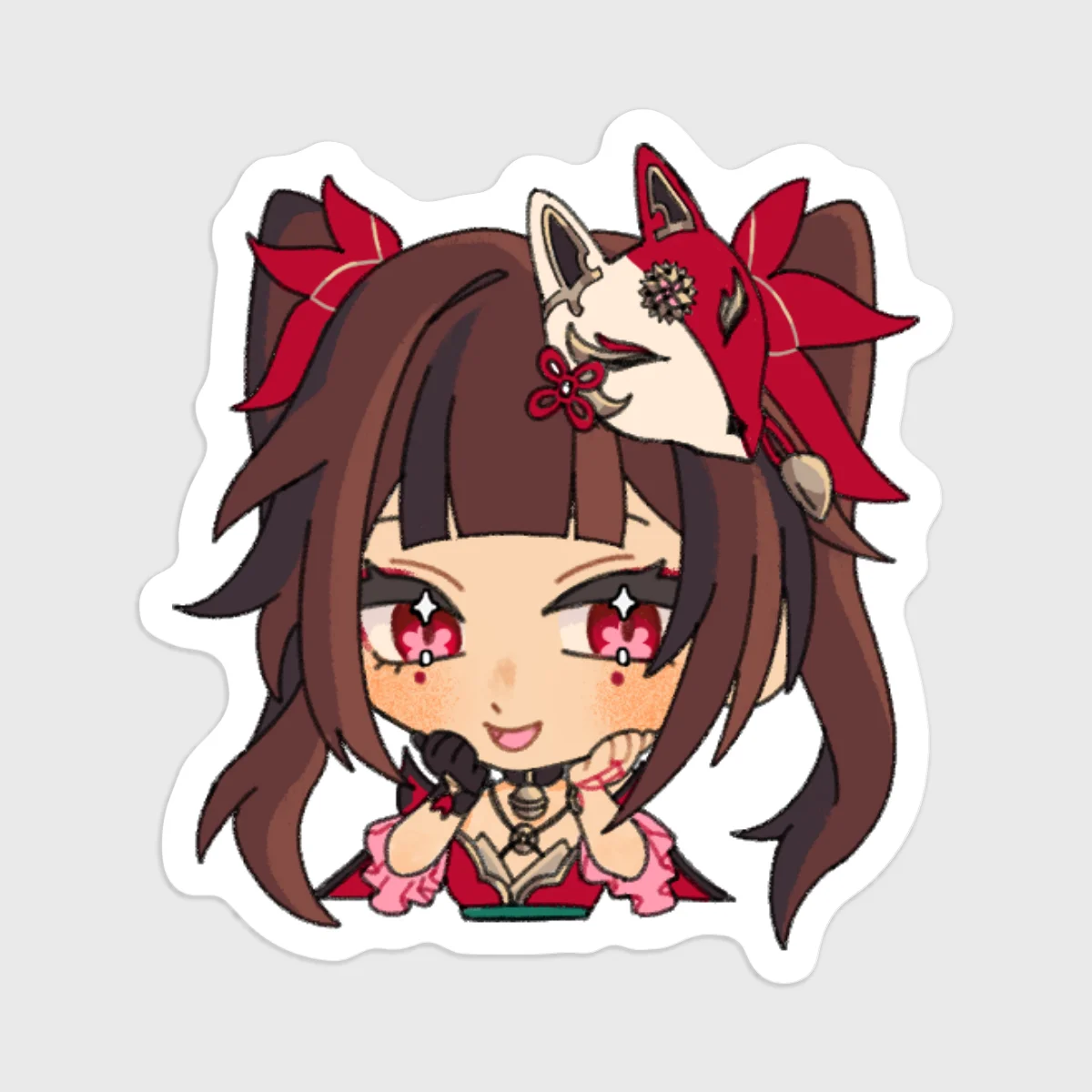 Honkai: Star Rail Sparkle Die Cut Stickers