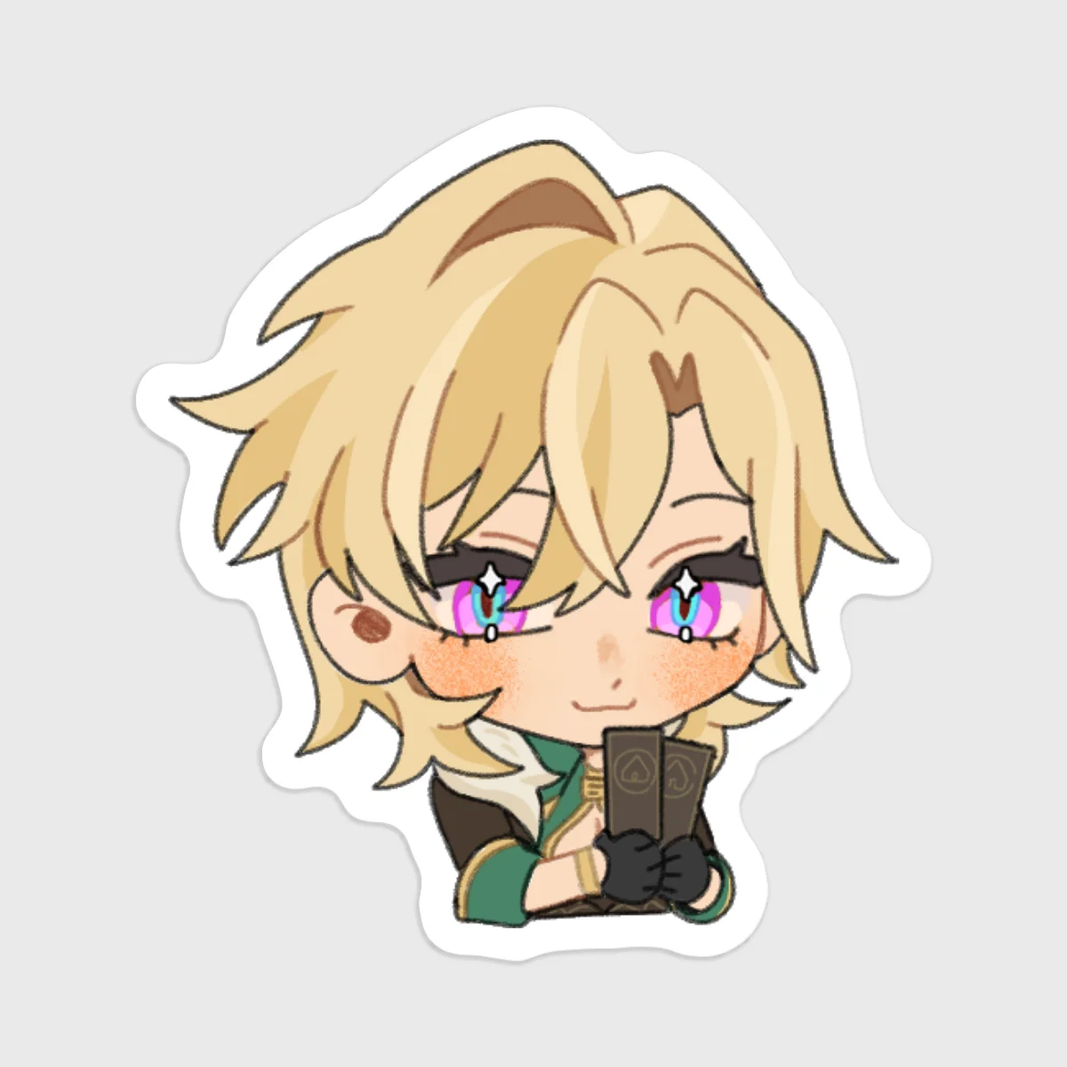 Honkai: Star Rail Aventurine Die Cut Stickers