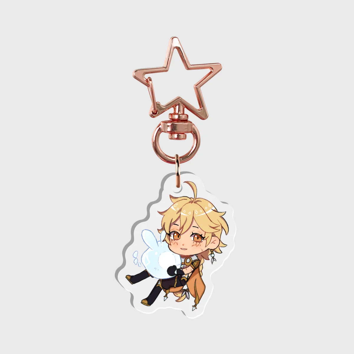 Genshin Impact Aether Clear Acrylic Keychain