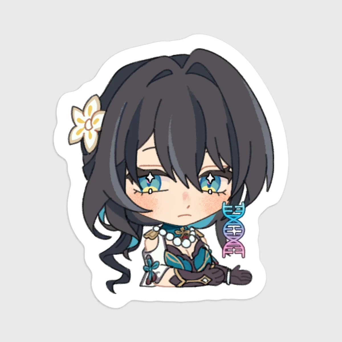 Honkai: Star Rail Ruan Mei Die Cut Stickers