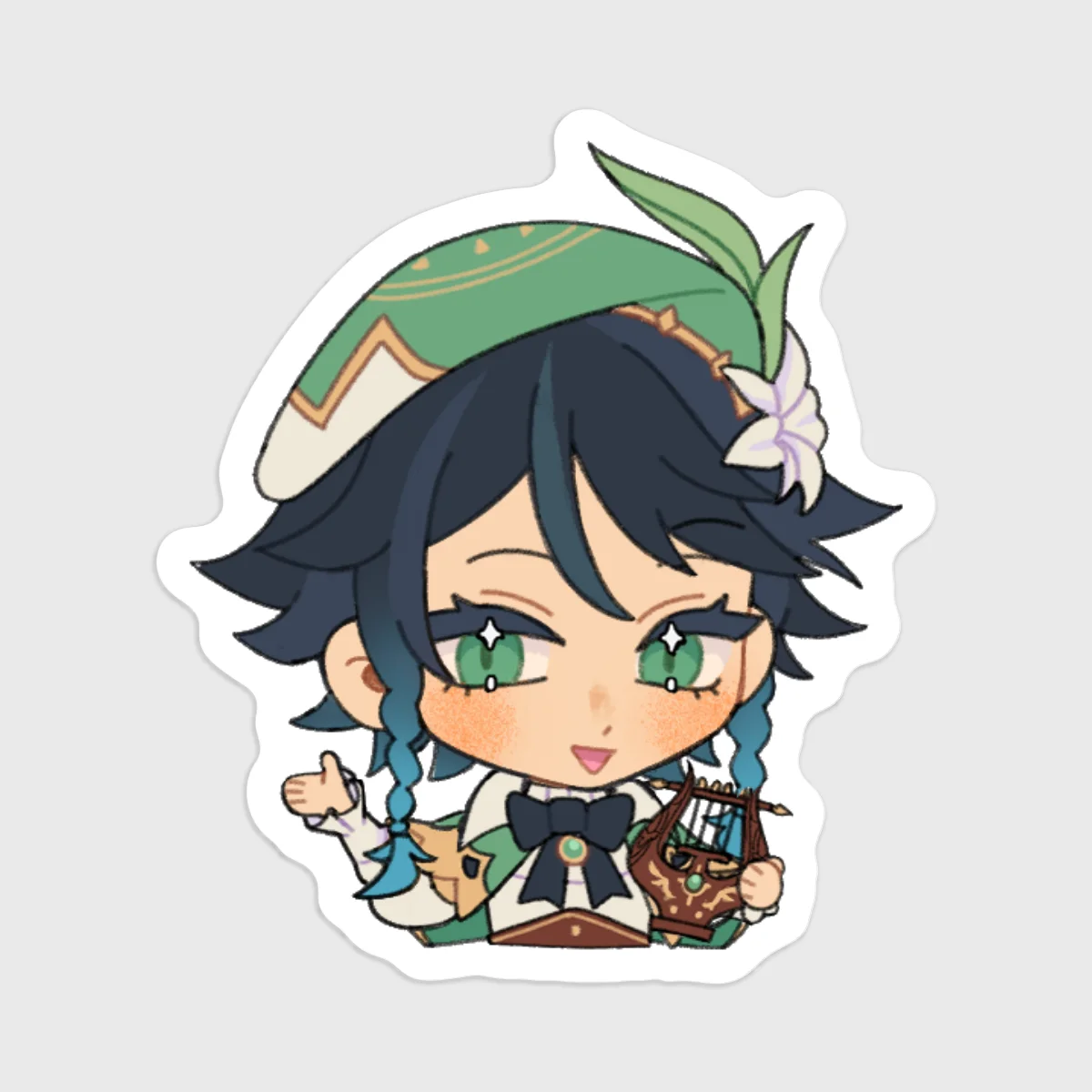 Genshin Impact Venti Die Cut Sticker