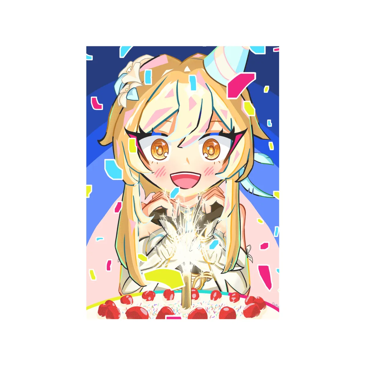 Happy Birthday Lumine! Print