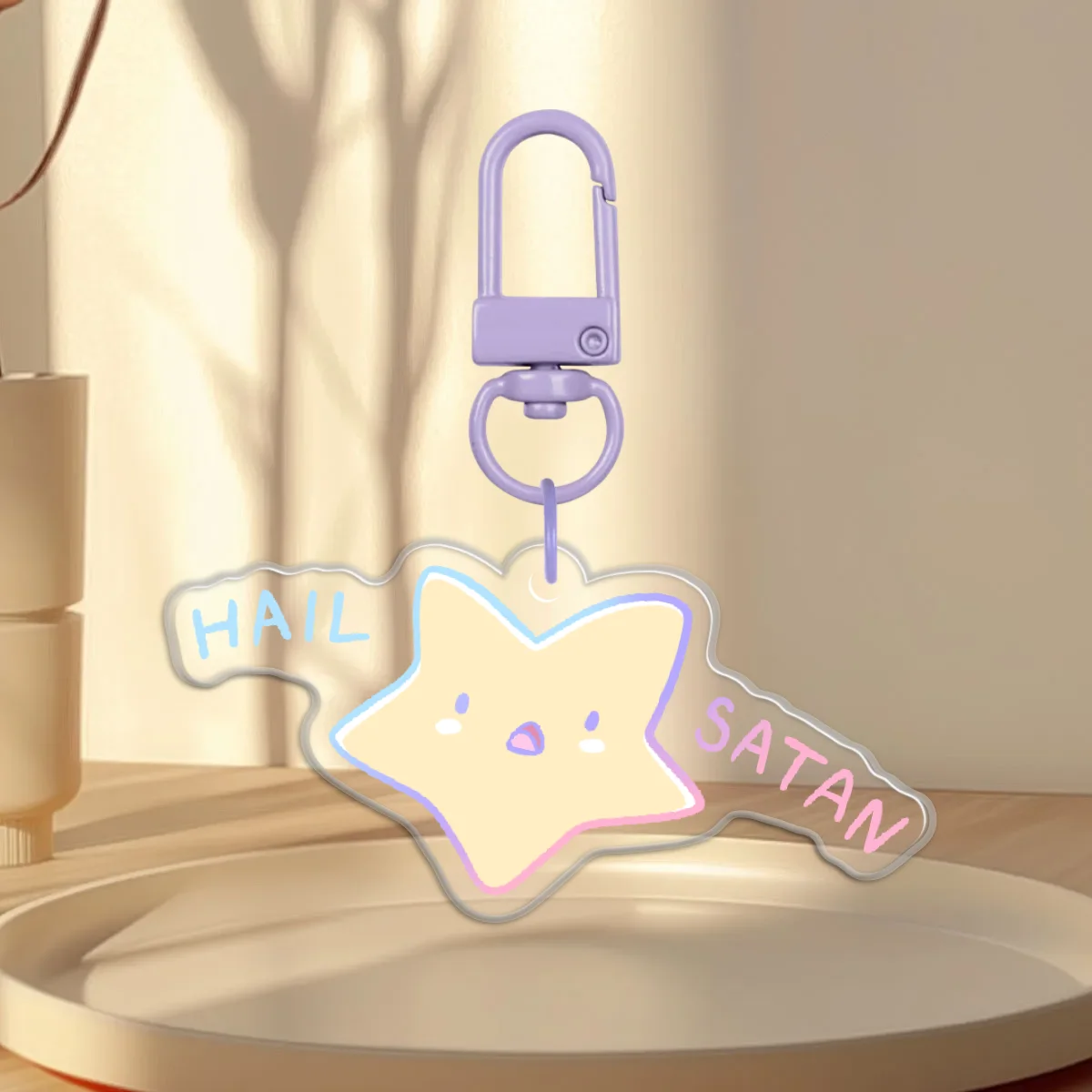 Starry Inspiration - Hail Satan Epoxy Charm