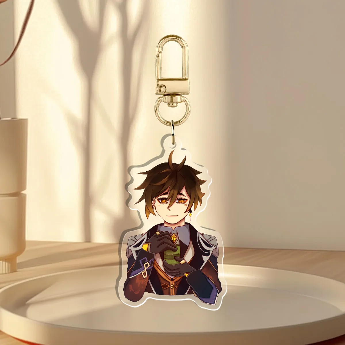 Zhongli Acrylic Keychain | Genshin Impact Fan Art