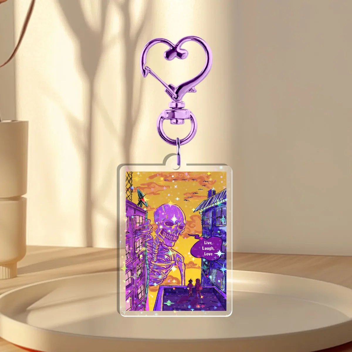 Custom Holographic Keychain