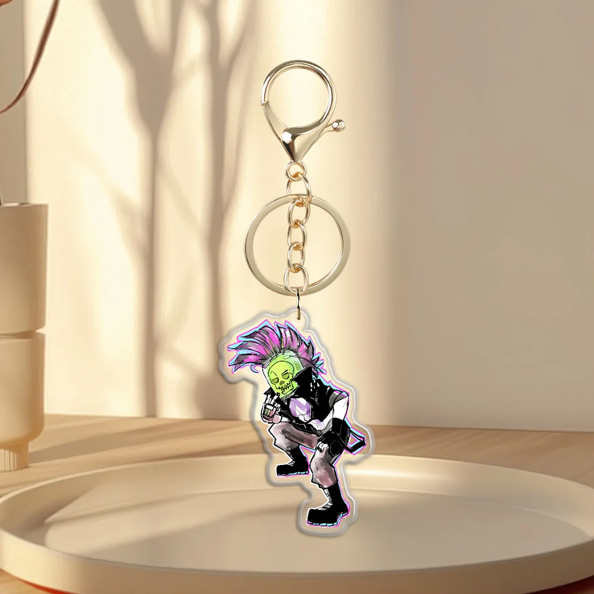 Dead As Disco - Hemlock Epoxy Keychains