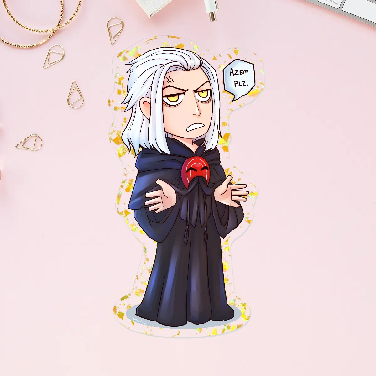 FFXIV Hades Emet-Selch Acrylic Pins