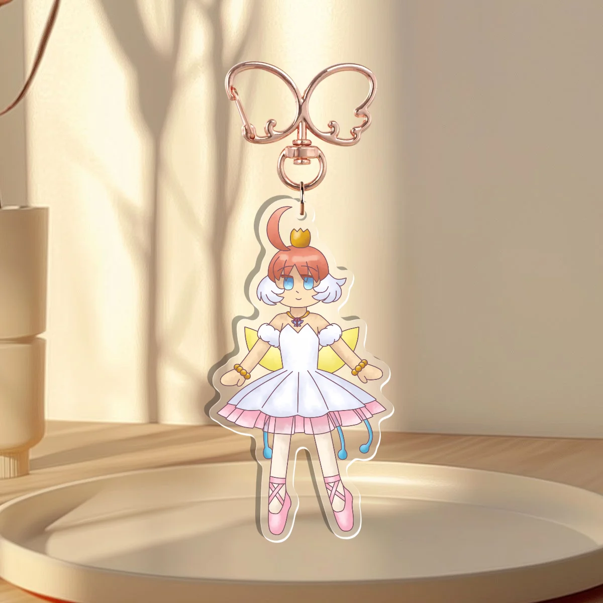 Princess Tutu Keychain (Ahiru/Duck as Princess Tutu)