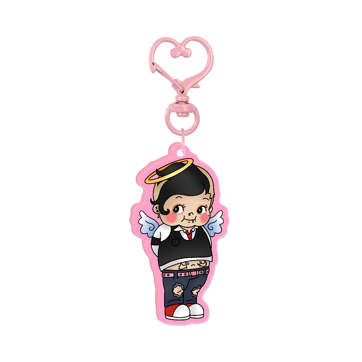 Angel Frankie Keychain