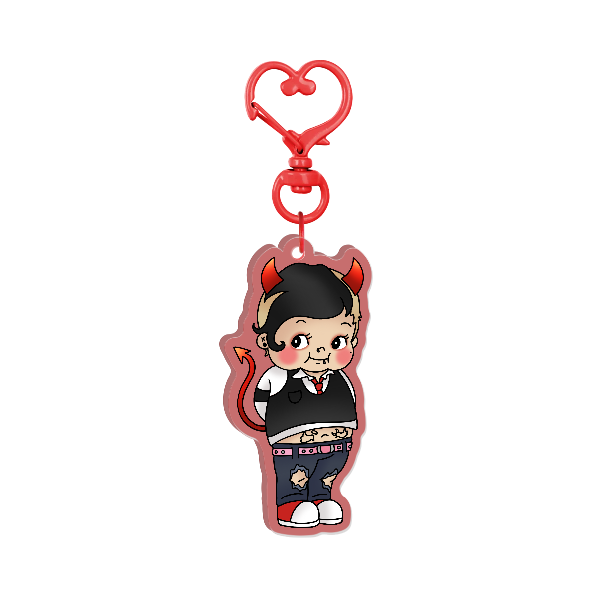 Devil Frankie Keychain