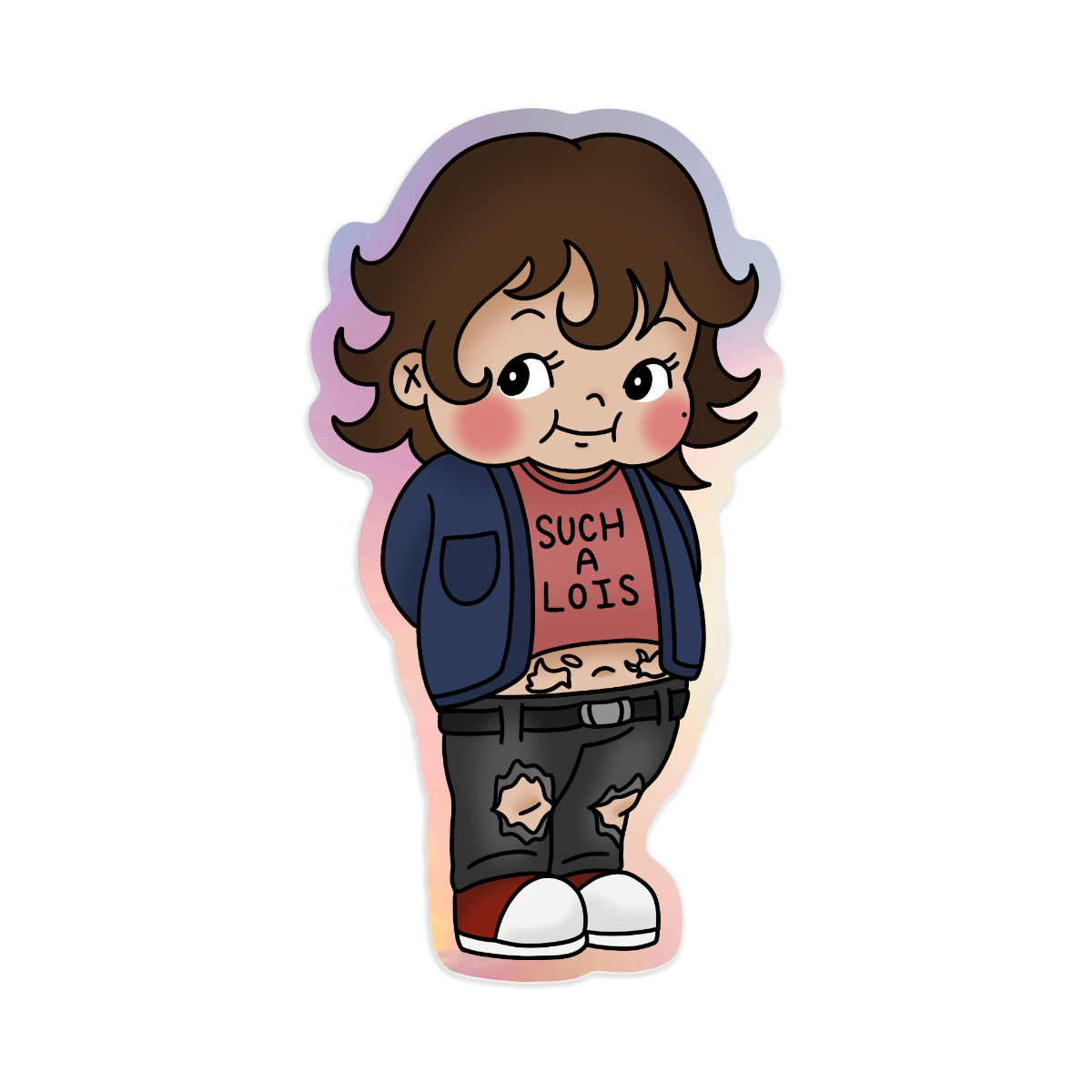 SuchALois Frankie Holographic Stickers