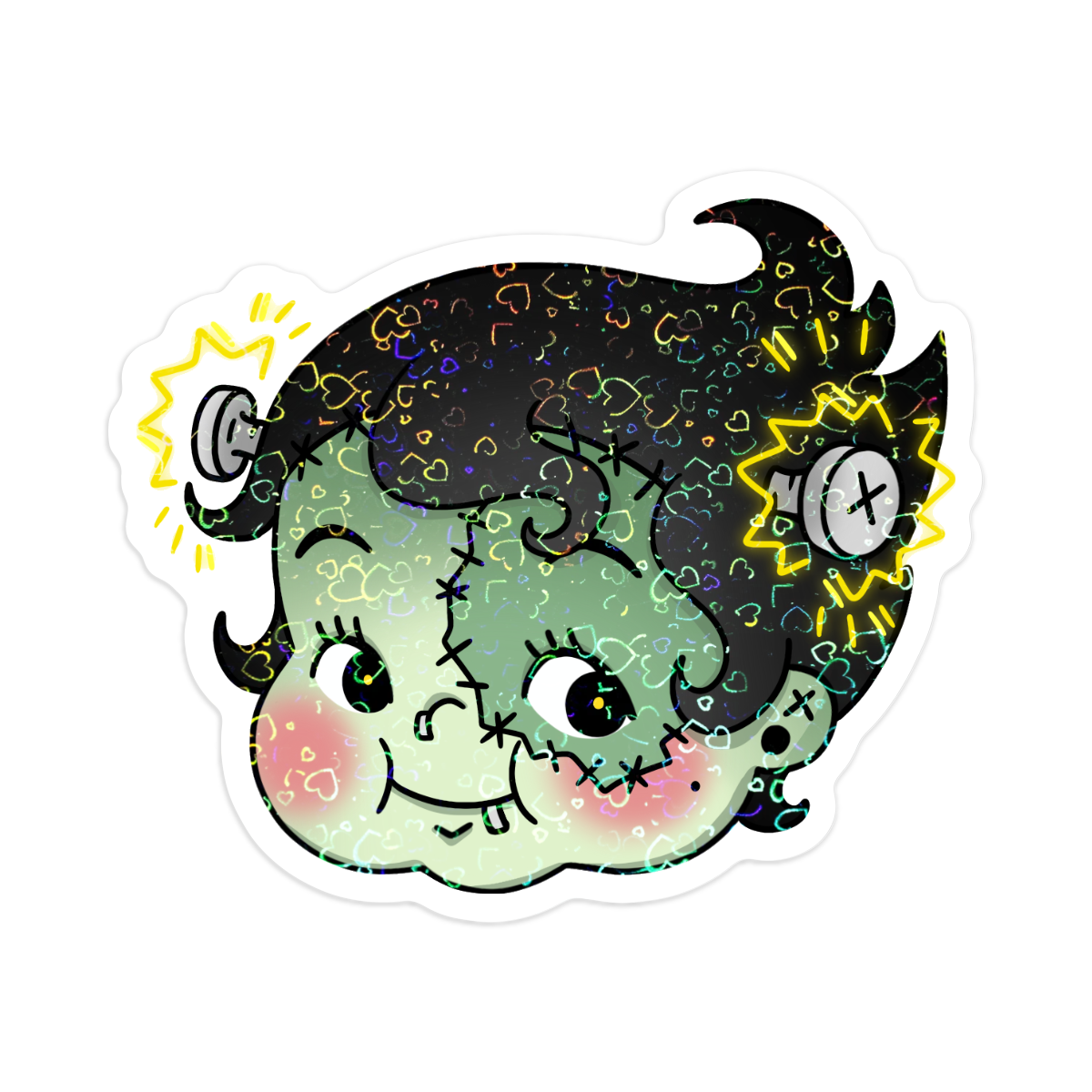Frnkenstein Holographic Stickers