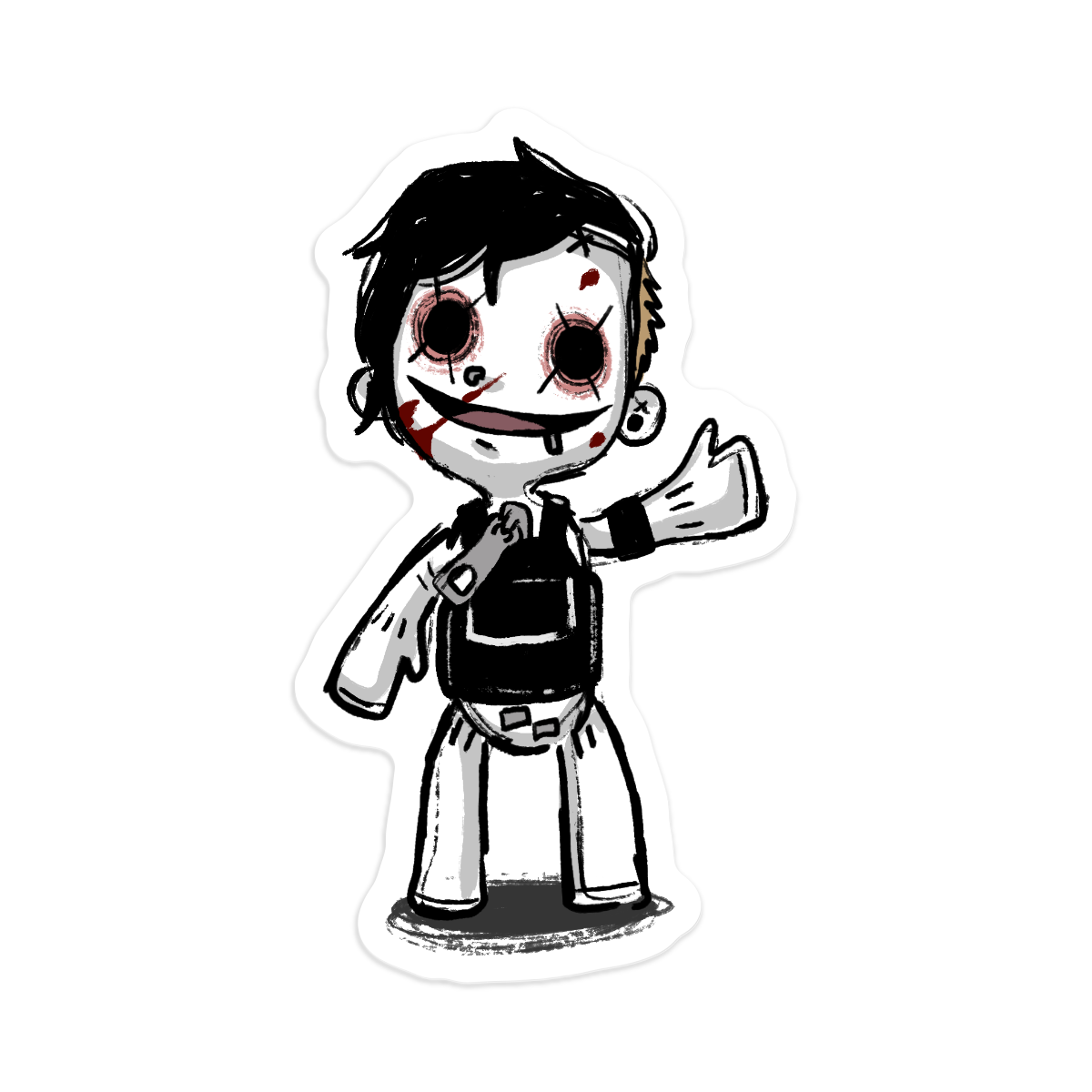 Sackboy Frankie Vinyl Stickers