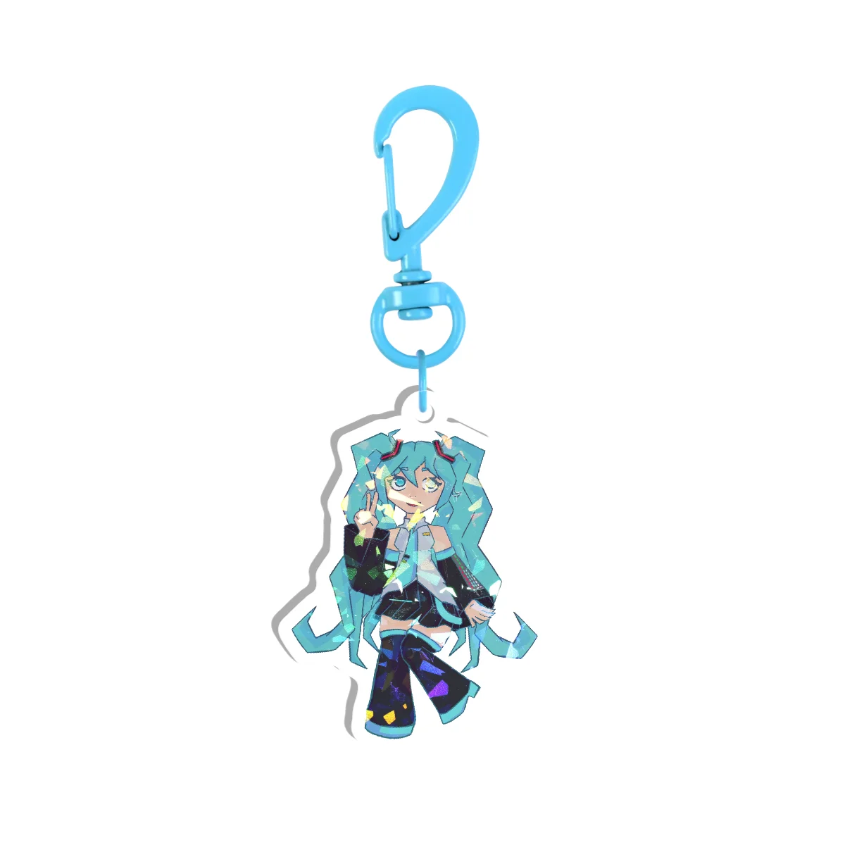 Miku pose keychain 4