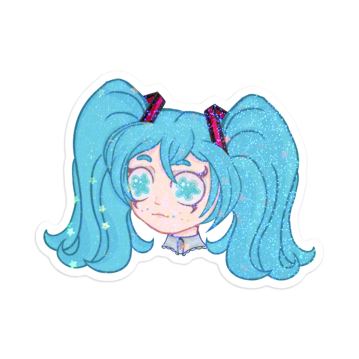 Hatsune Miku headshot sticker 4