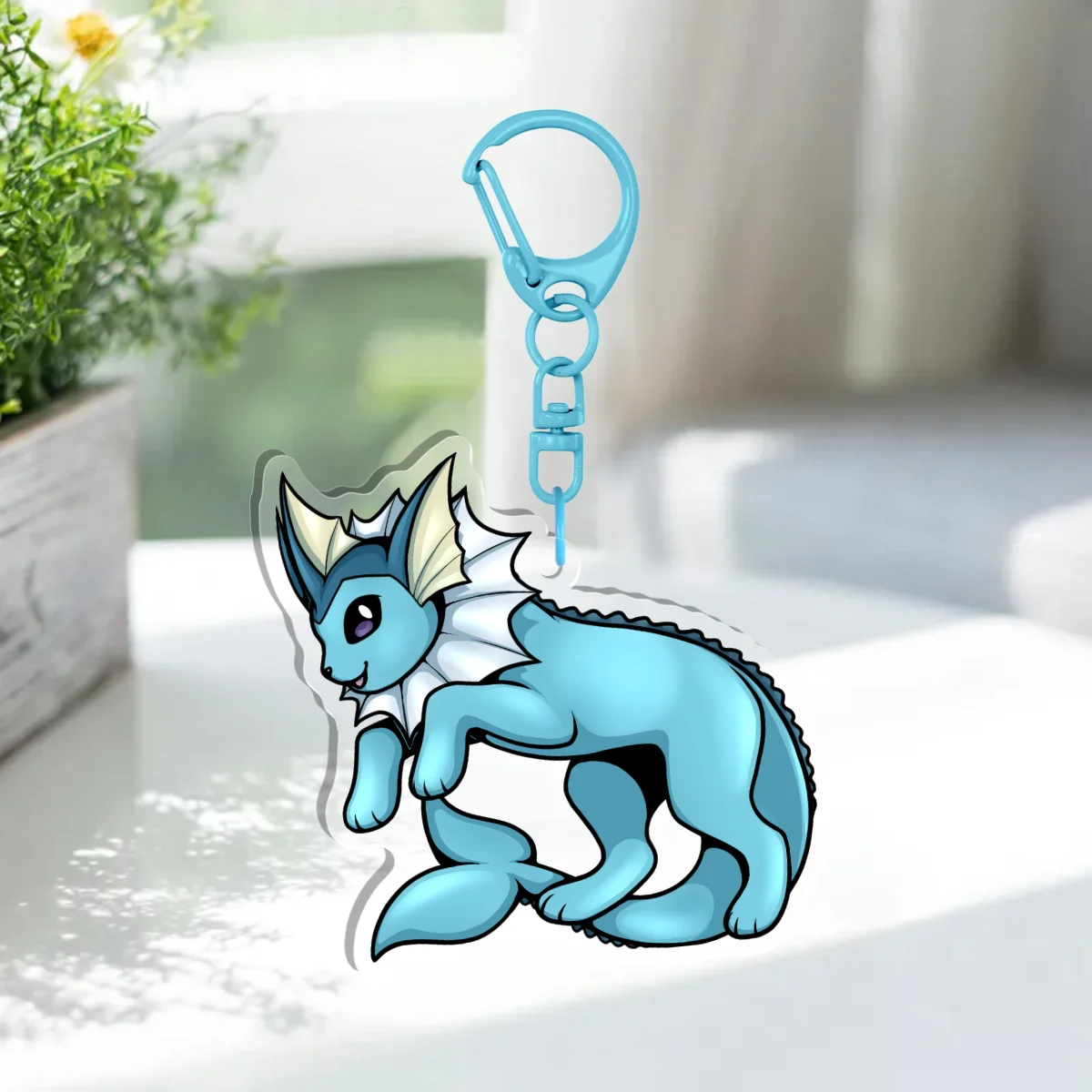 Vaporeon - Acrylic Keychain
