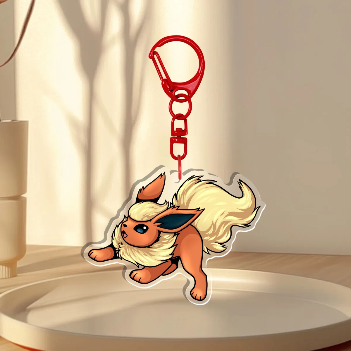 Flareon - Acrylic Keychain