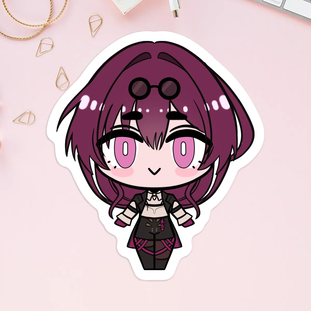 Chibi Kafka Honkai: Star Rail Vinyl Stickers