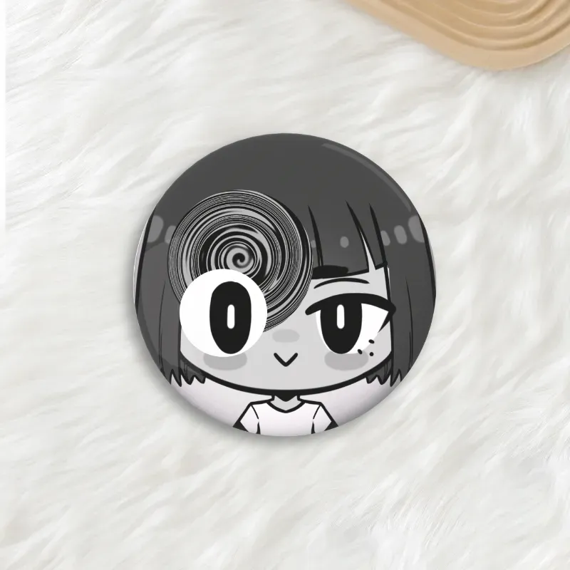 Azami Junji Ito Round Button Pins