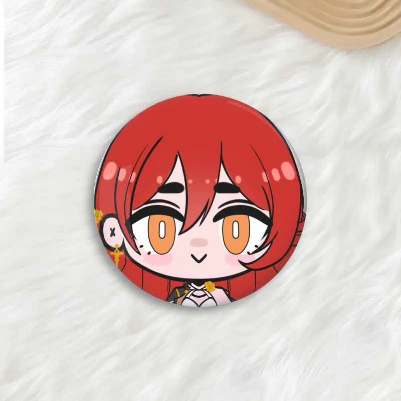 Himeko Honkai: Star Rail Round Button Pins