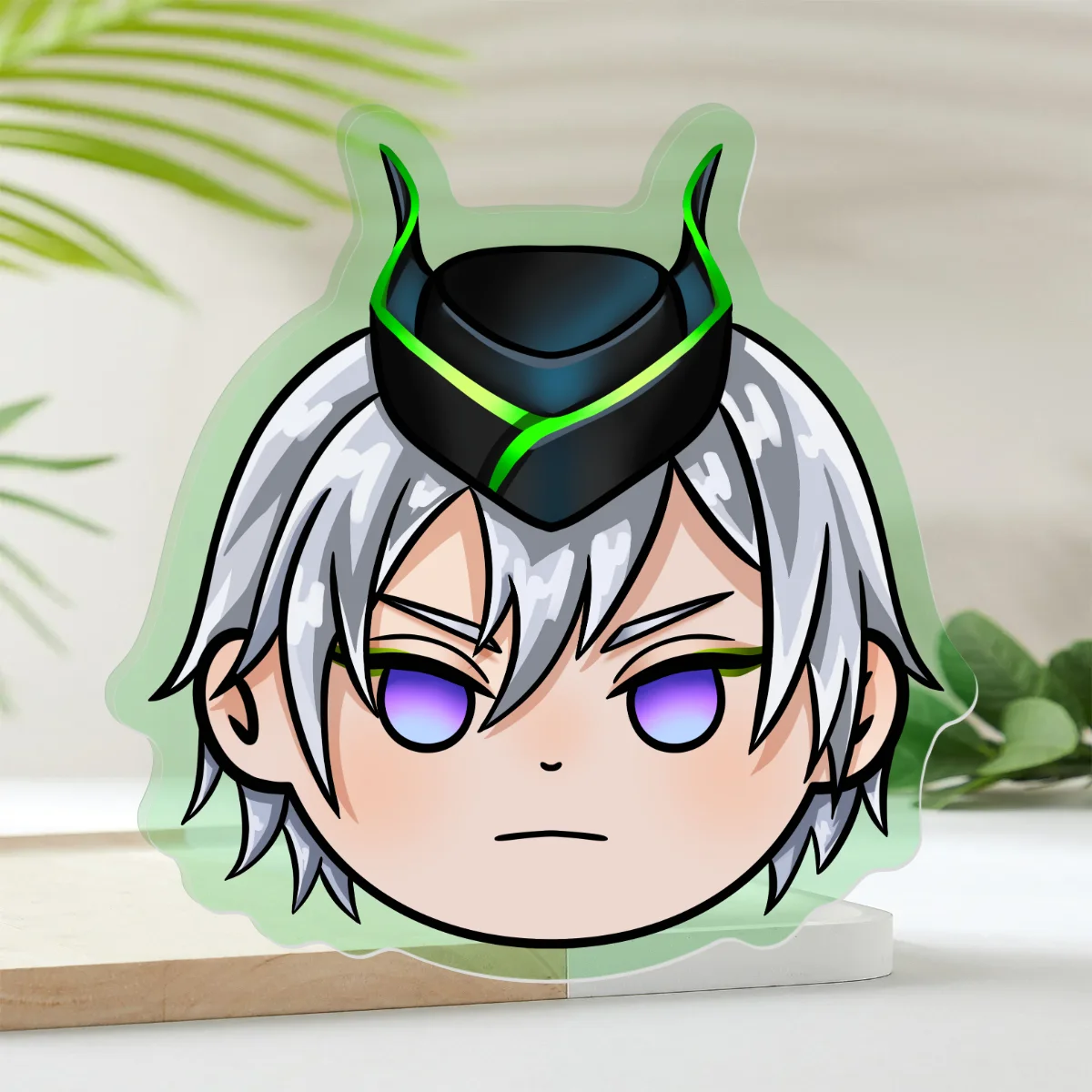 Silver | Coloured Acrylic Pin