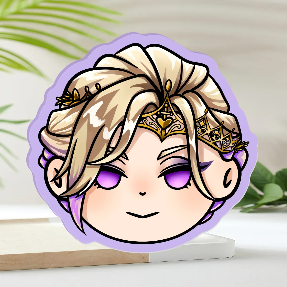 Vil | Coloured Acrylic Pin