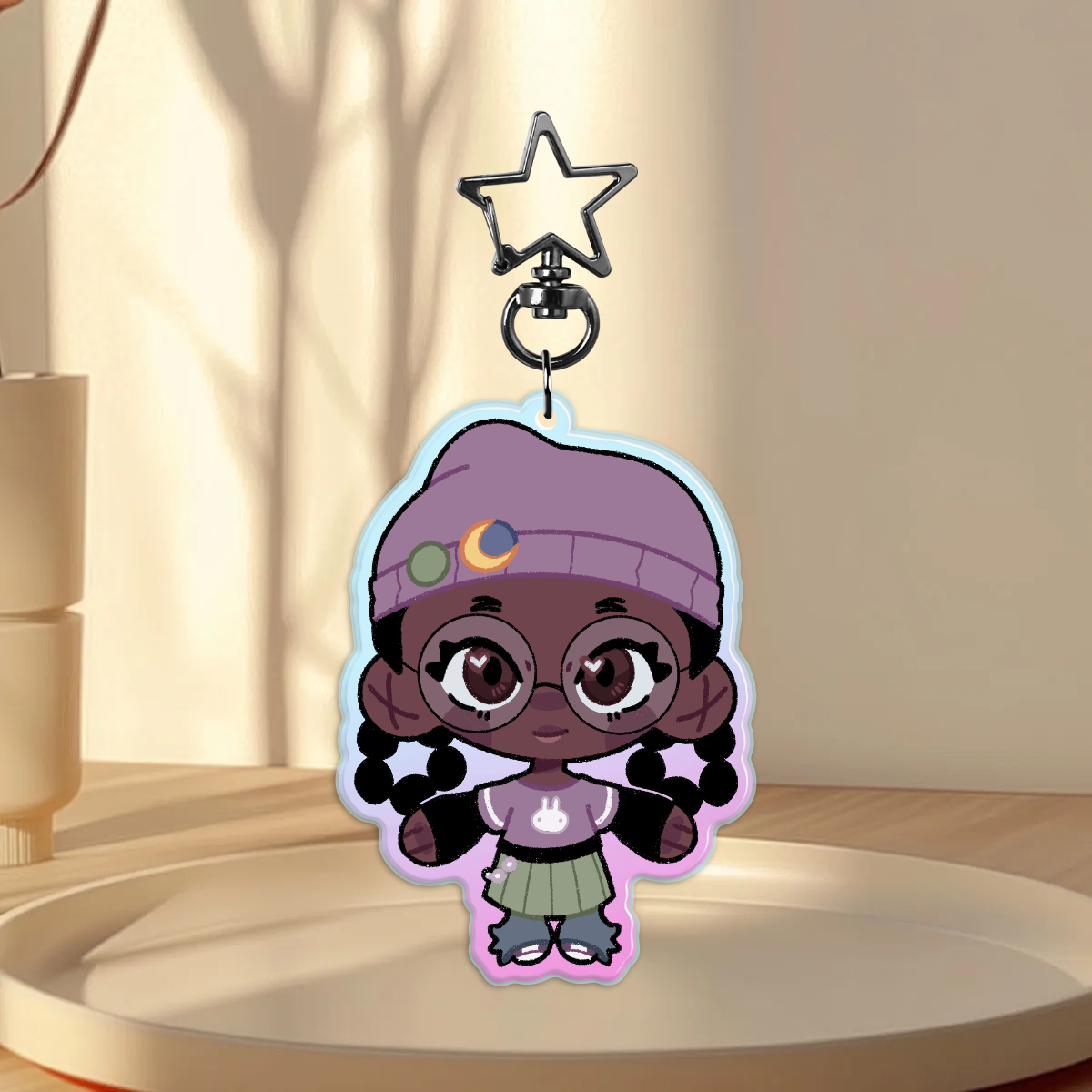 Zira Rainbow Acrylic Charm