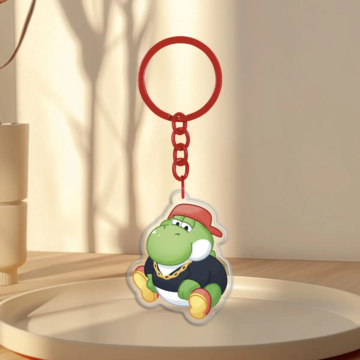 cooler beeg yoshi keychain