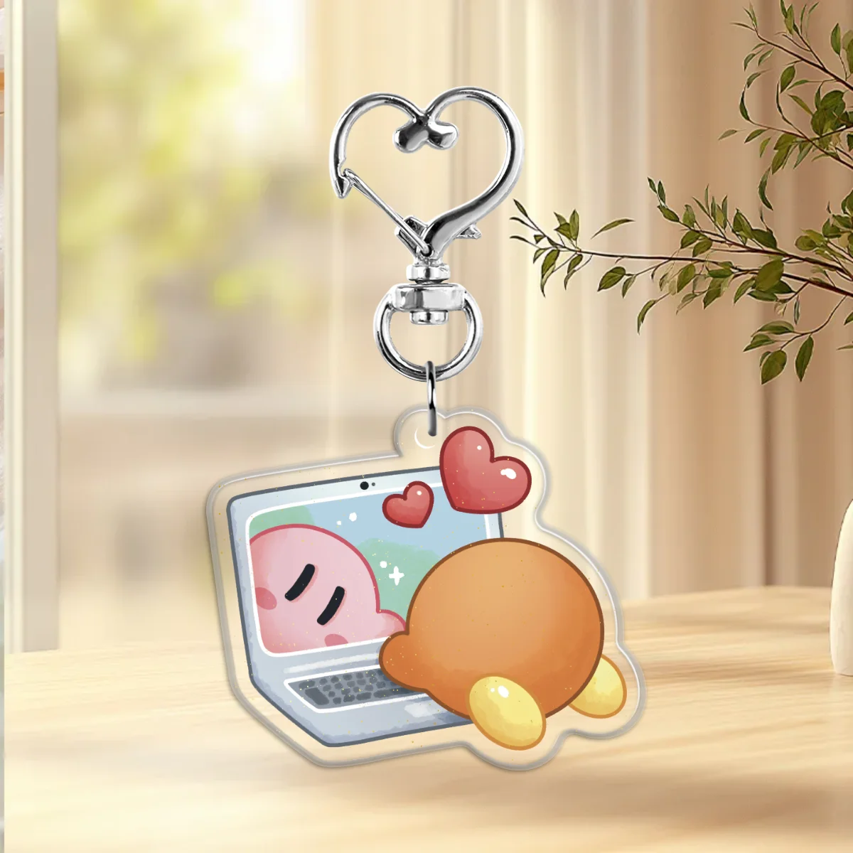 matching waddle edate keychain