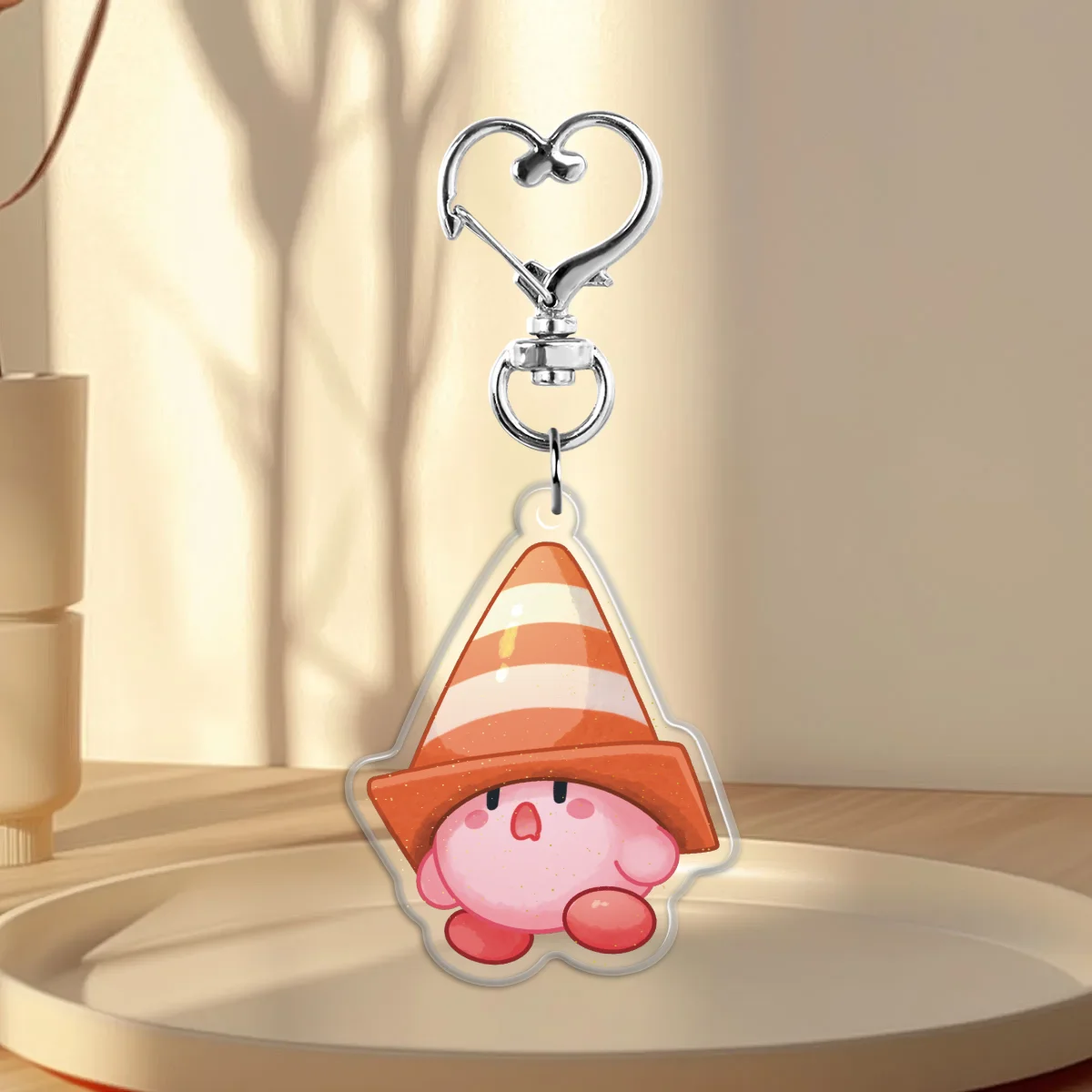 traffic cone keychain