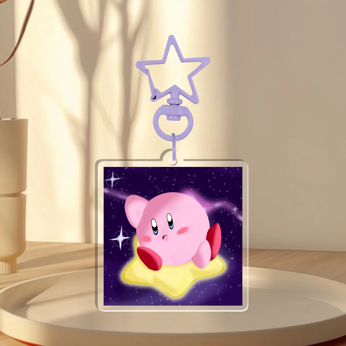 Kirby Galaxy Star Ride Keychain