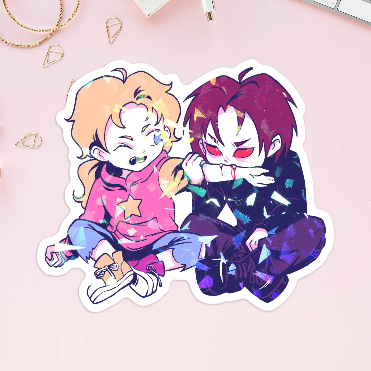 Cute Chibi Kyle&Lyufus (Vampire Bite)