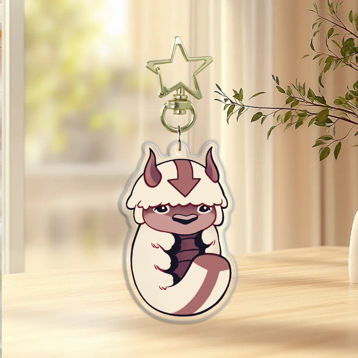 Appa epoxy keychain