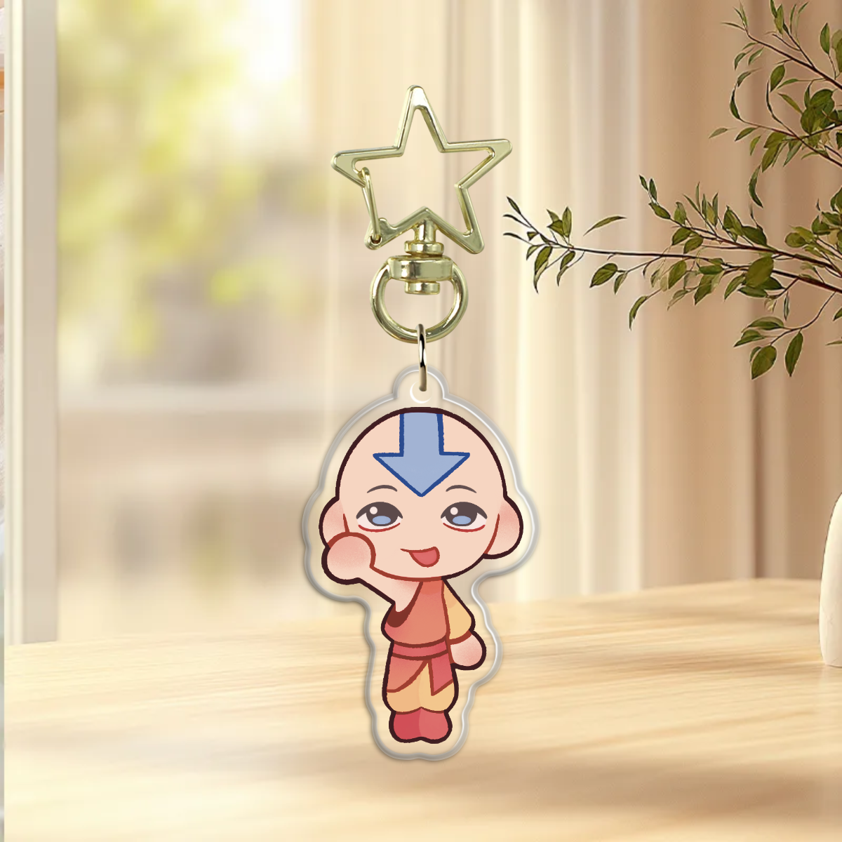 Aang epoxy keychain
