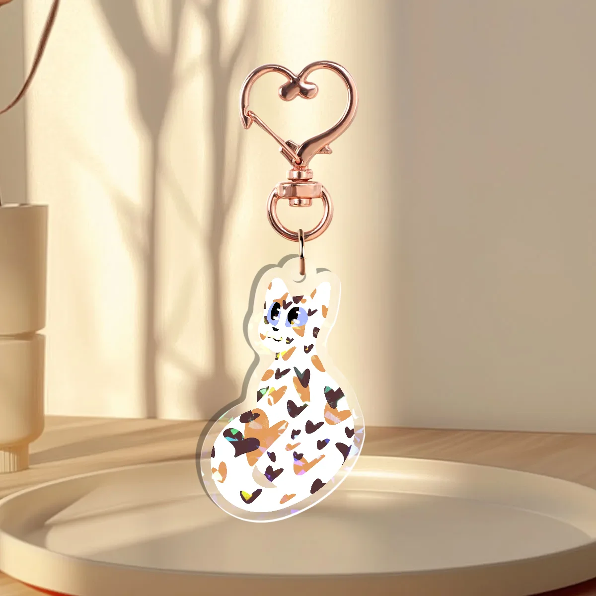Heart Calico - charm
