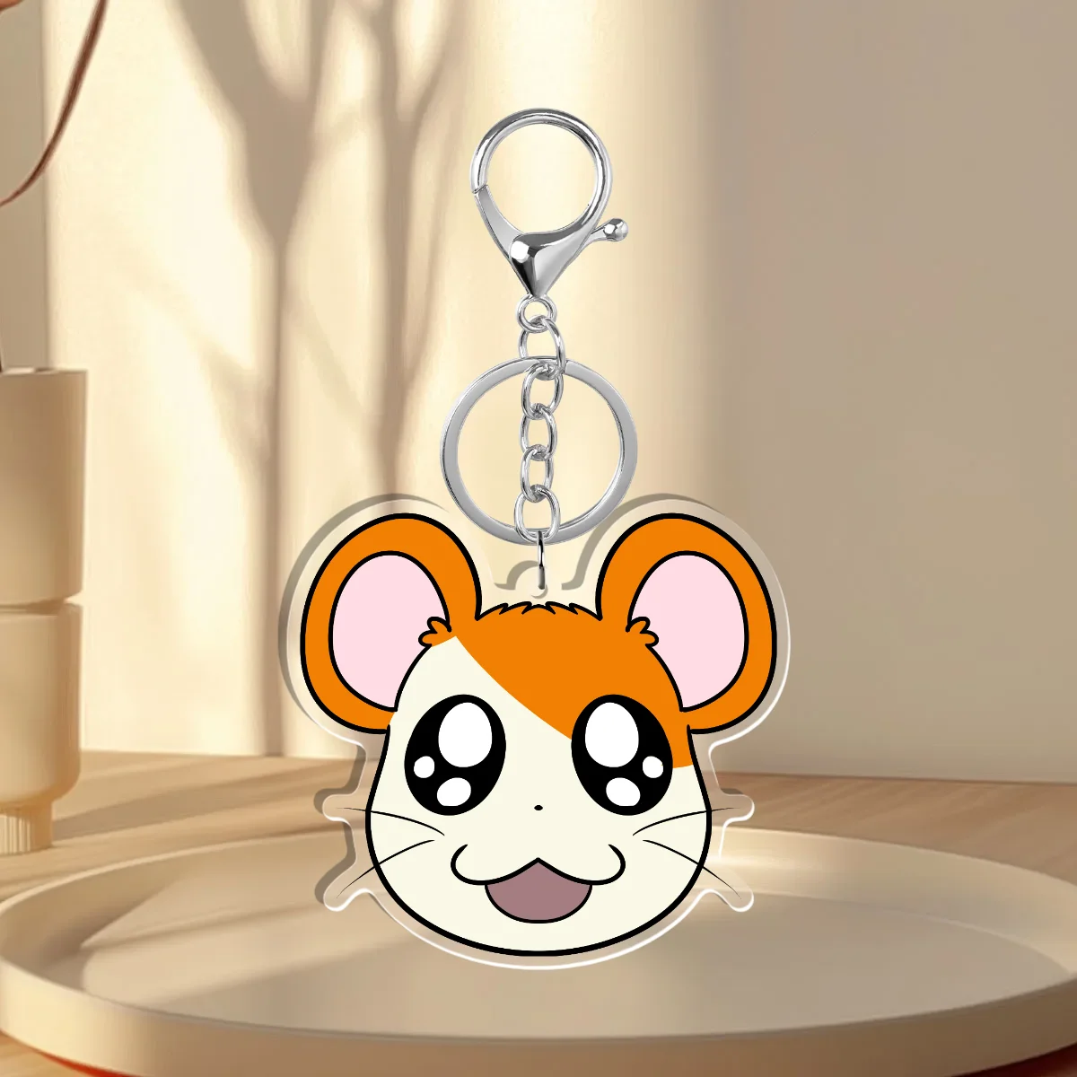 Hamtaro Ham Ham - Clear Acrylic Keychain