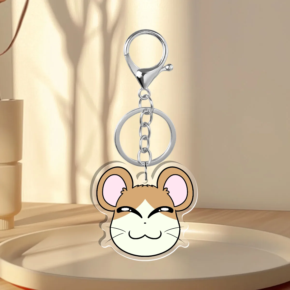 Howdy Ham Ham - Clear Acrylic Keychain - Hamtaro