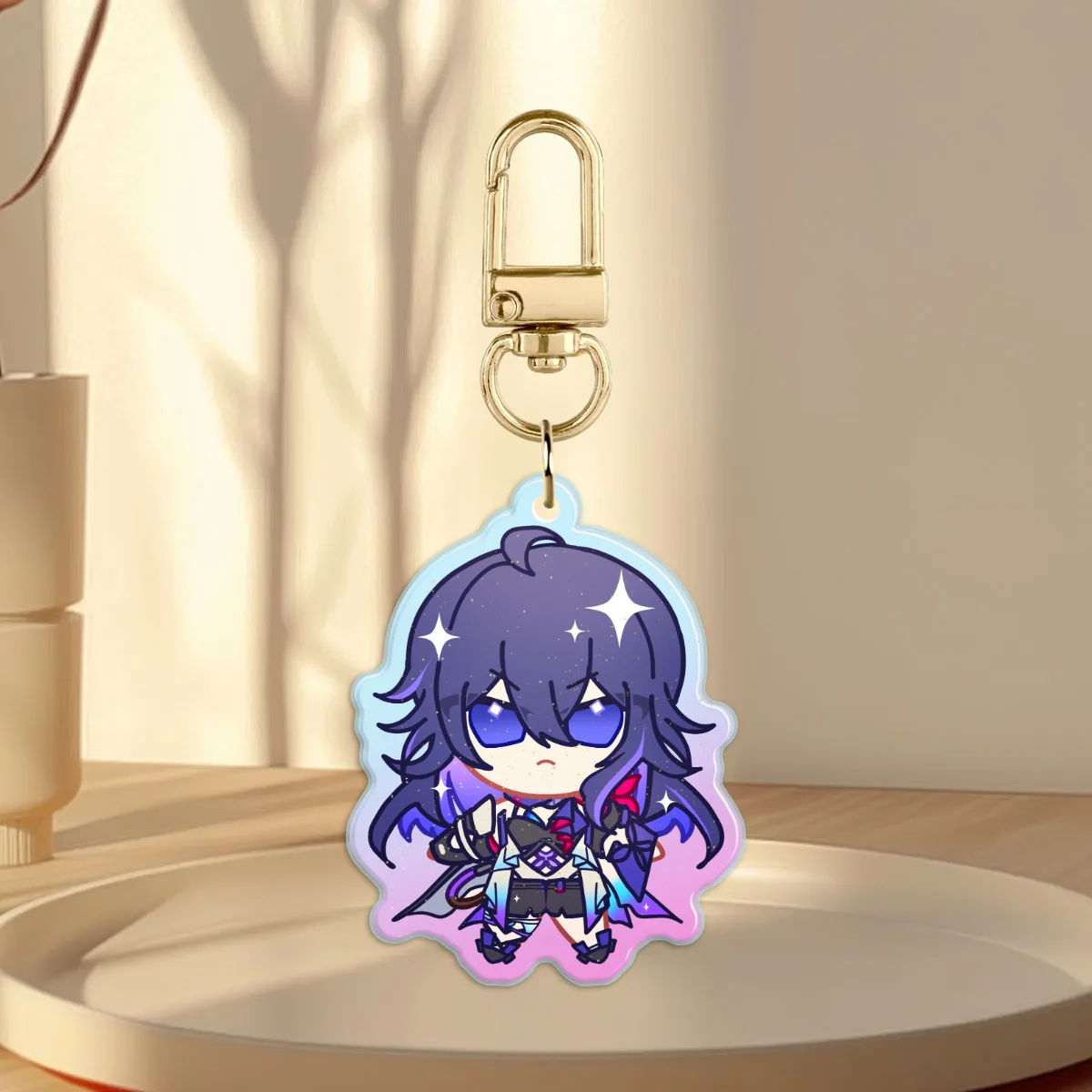HSR Seele Rainbow Glitter Acrylic Charm