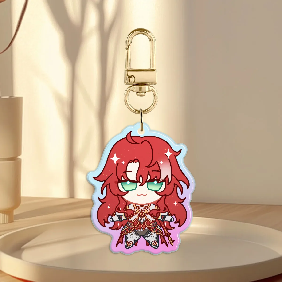 HSR Argenti Rainbow Glitter Acrylic Charm