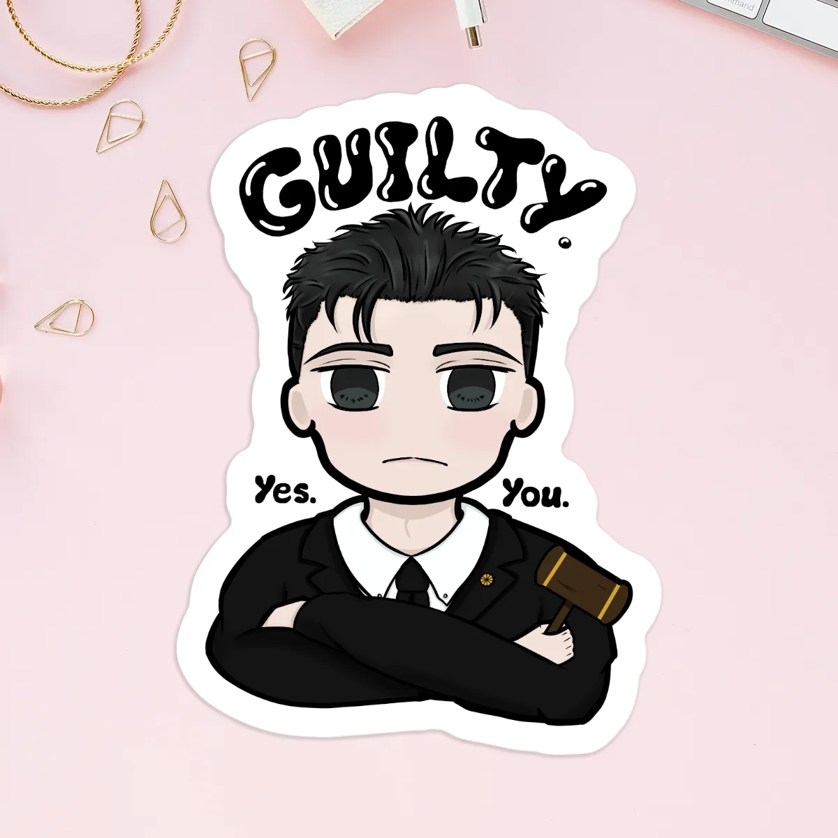 Higuruma sticker "guilty, yes, you."