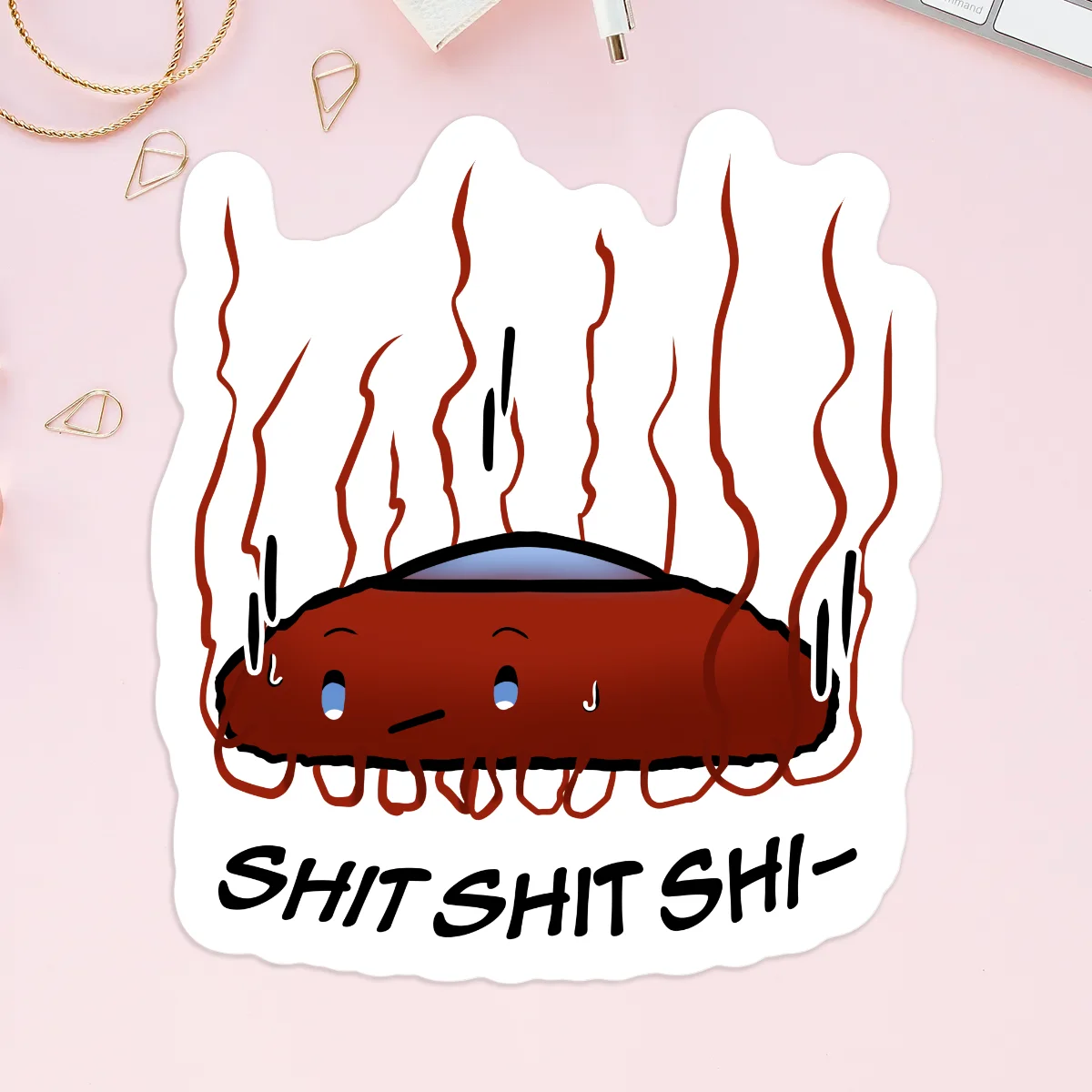 jelly sticker  "oh shi-"