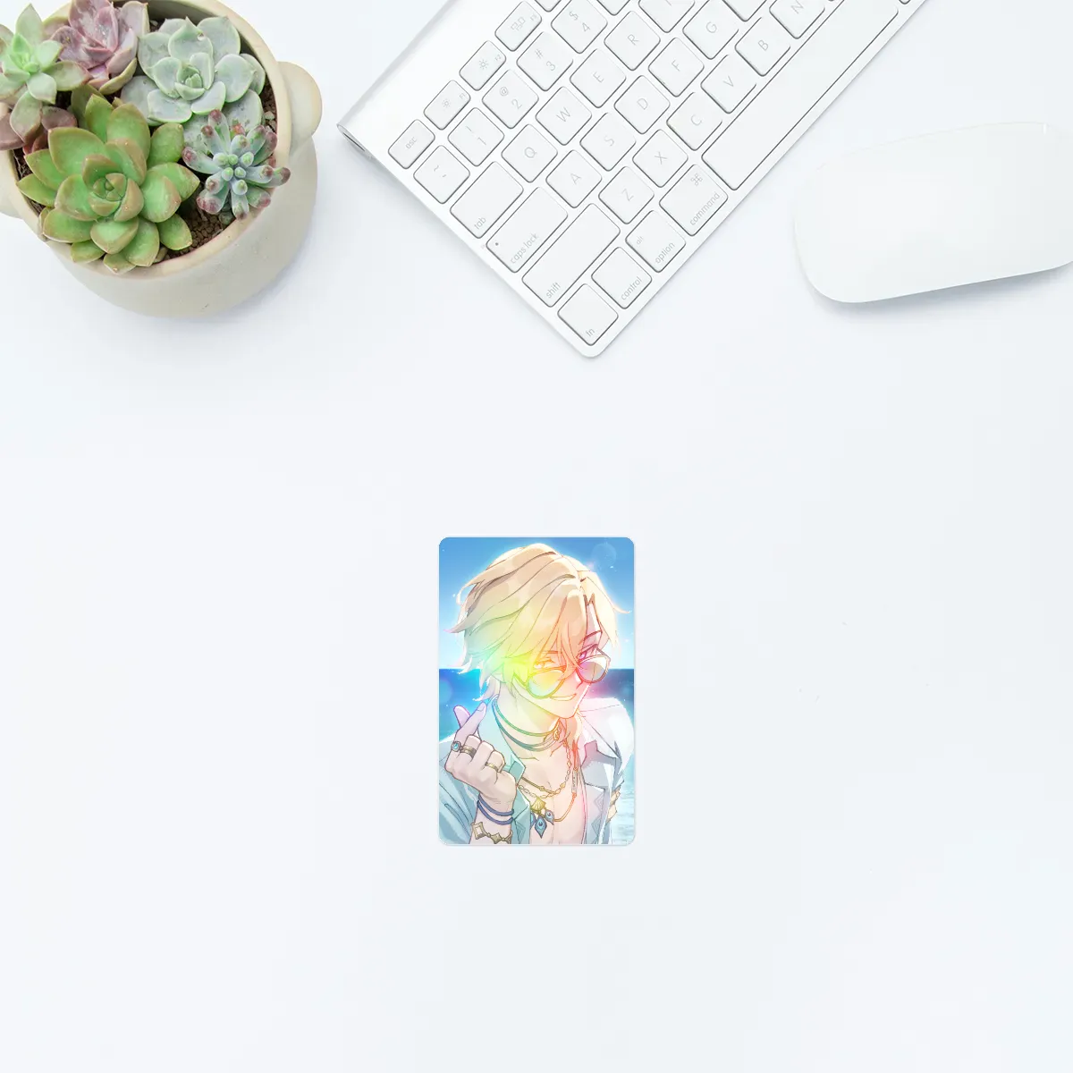 Aventurine-Waveflair Custom Holographic Photocard 2