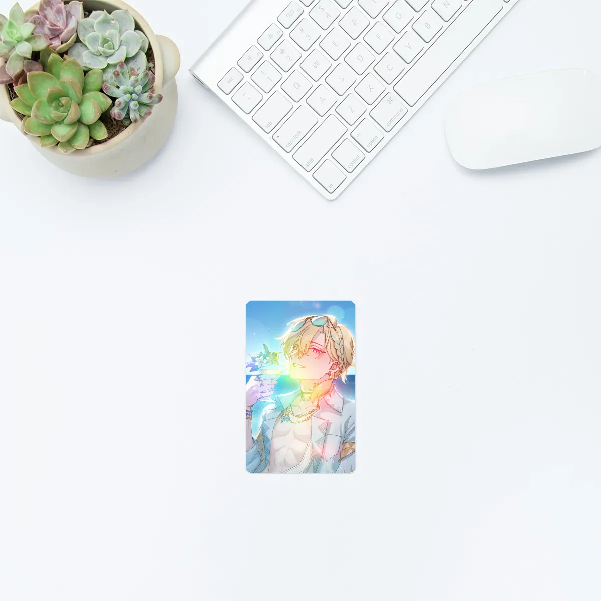 Aventurine-Waveflair Custom Holographic Photocard 1