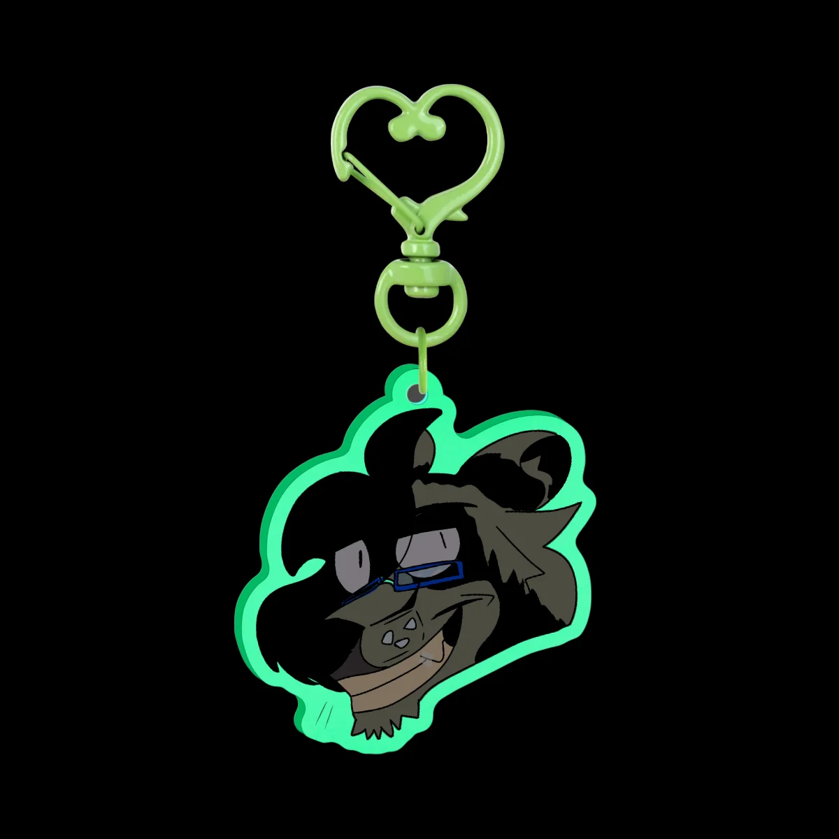 Erik Bush the Chemistry Teacher Custom from ''Dragon's Spell" Glow In The Dark Acrylic Keychains