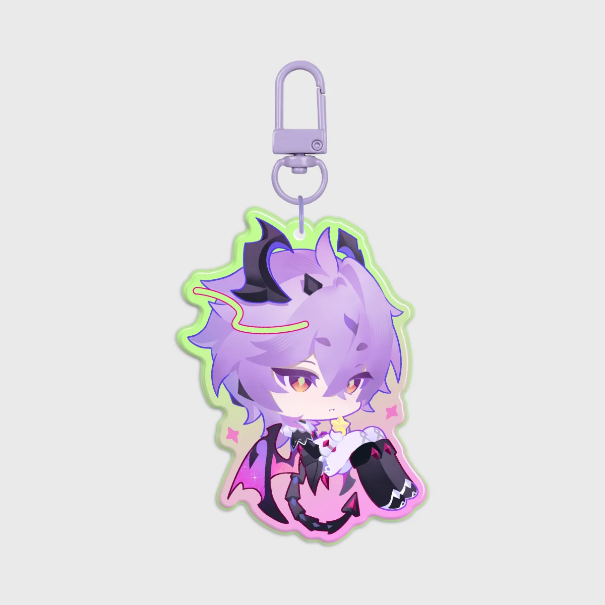Durin - Rainbow Acrylic Rounding Keychain