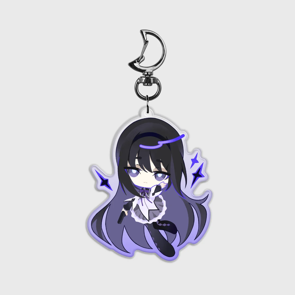 Homura Akemi - Acrylic Rounding Keychain