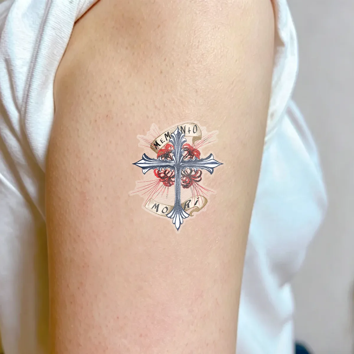 Memento Mori temporary tattoo